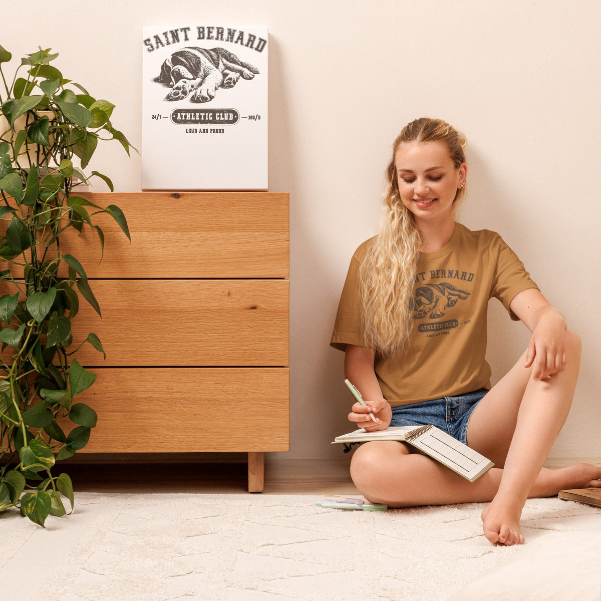 Saint Bernard Athletic Club T-Shirt - Lucy + Norman