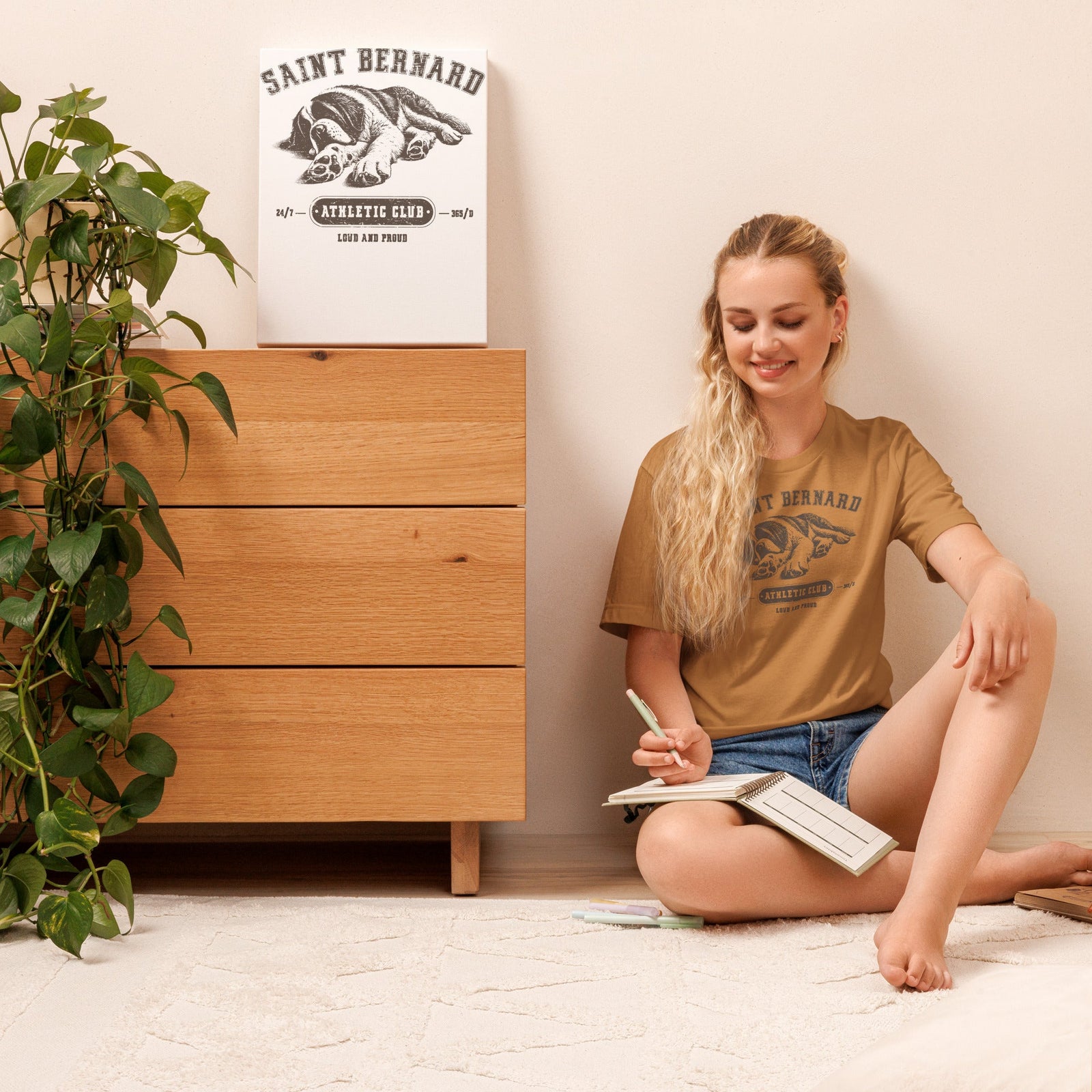 Saint Bernard Athletic Club T-Shirt - Lucy + Norman