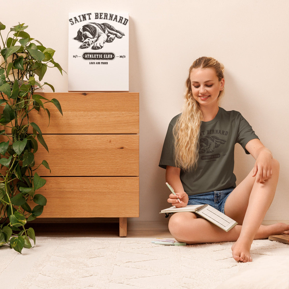 Saint Bernard Athletic Club T-Shirt - Lucy + Norman