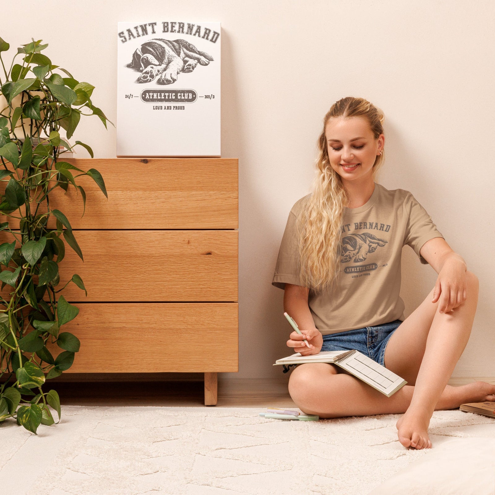 Saint Bernard Athletic Club T-Shirt - Lucy + Norman