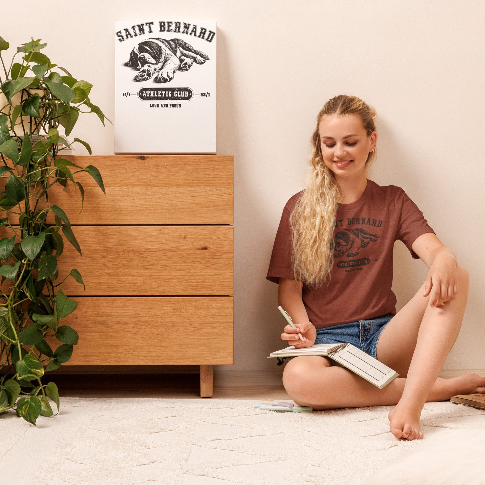 Saint Bernard Athletic Club T-Shirt - Lucy + Norman