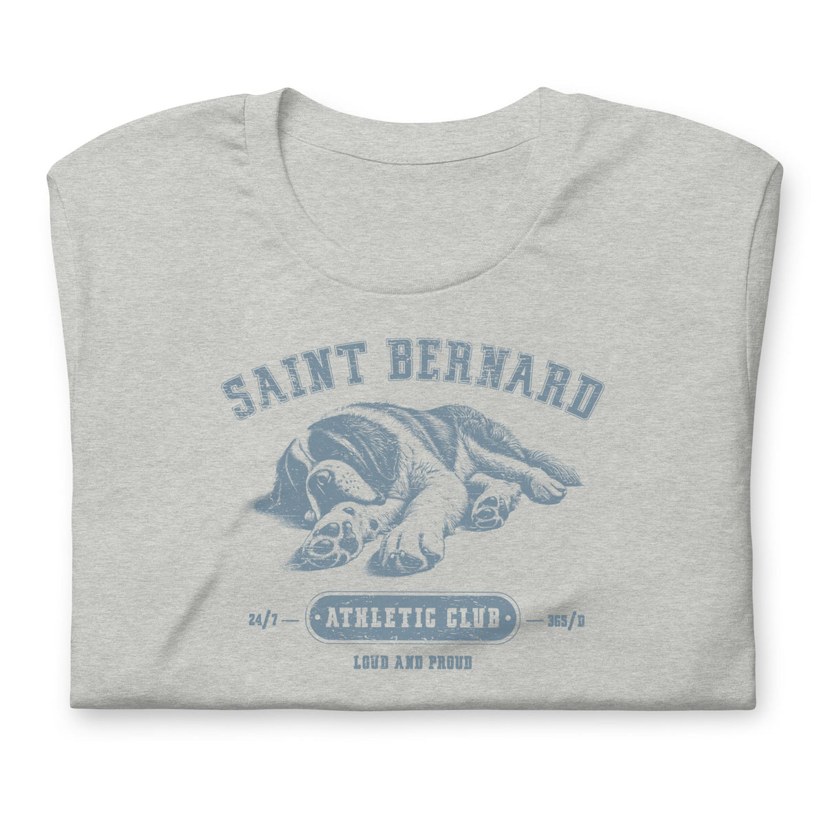 Saint Bernard Athletic Club T-Shirt - Light Colors - Lucy + Norman