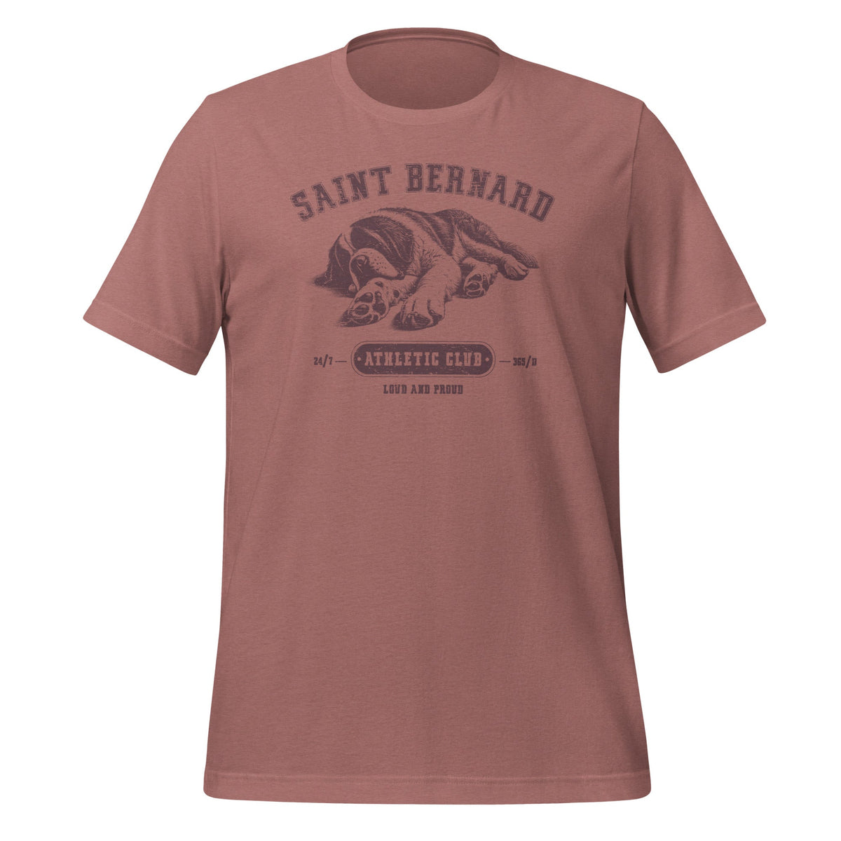 Saint Bernard Athletic Club T-Shirt - Light Colors - Lucy + Norman