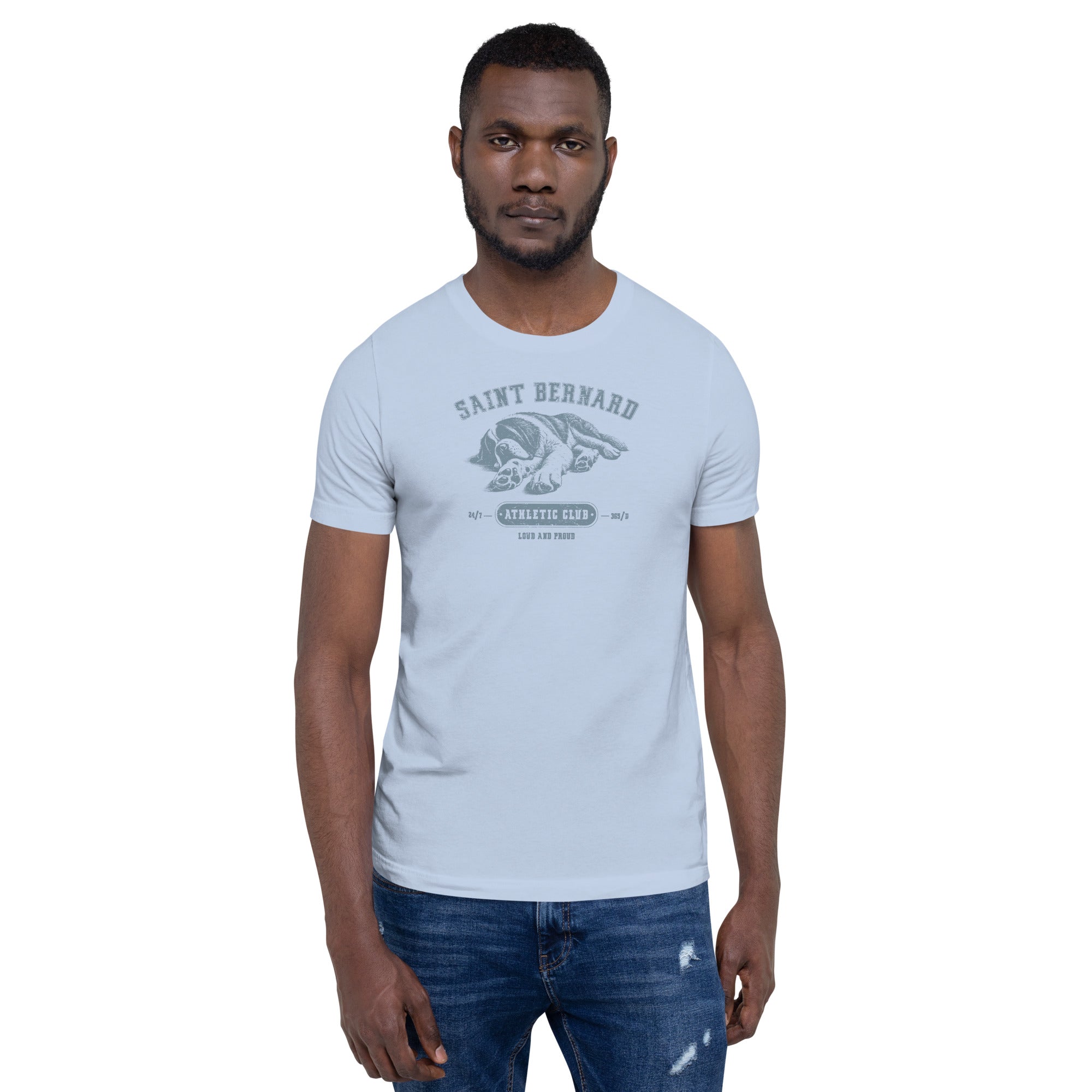 Saint Bernard Athletic Club T-Shirt - Light Colors - Lucy + Norman