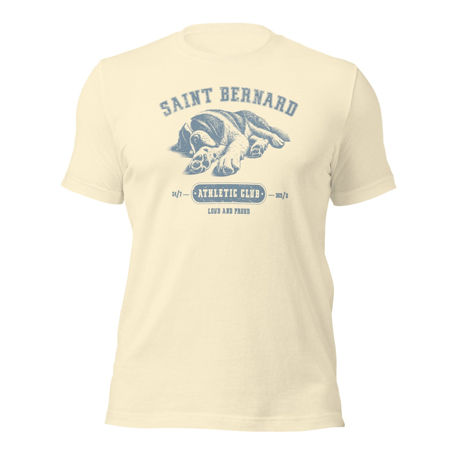 Saint Bernard Athletic Club T-Shirt - Light Colors - Lucy + Norman