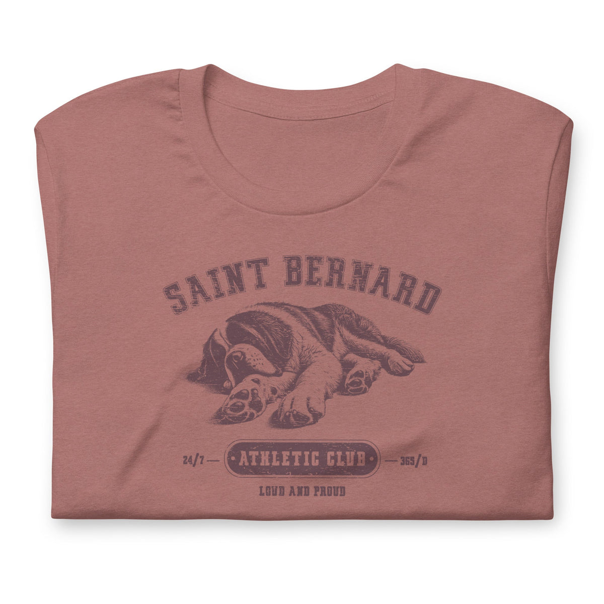 Saint Bernard Athletic Club T-Shirt - Light Colors - Lucy + Norman