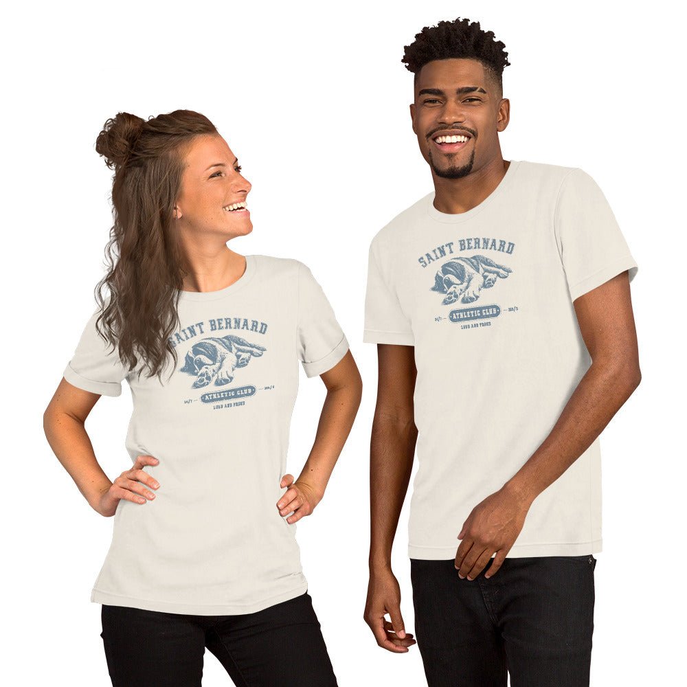 Saint Bernard Athletic Club T-Shirt - Light Colors - Lucy + Norman