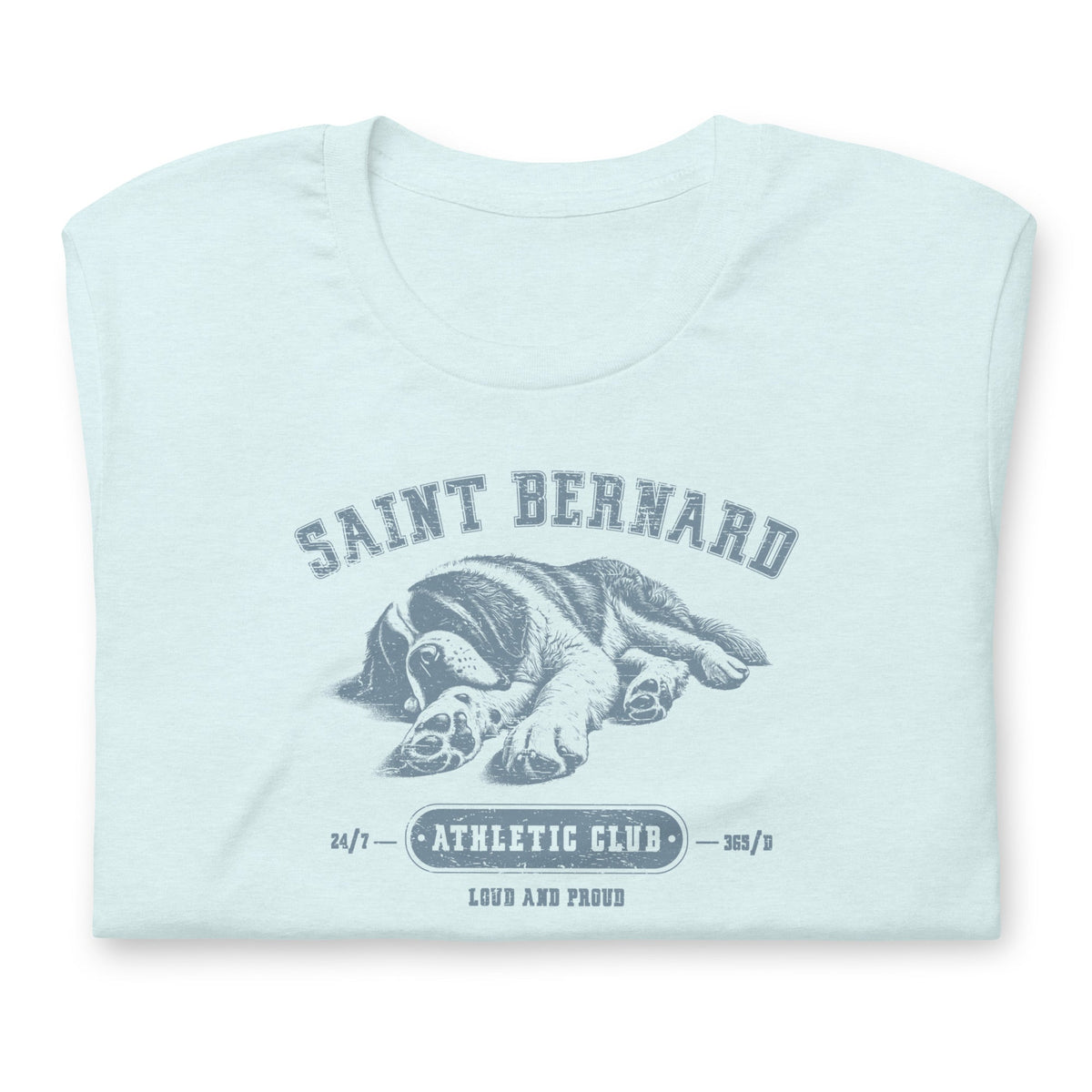 Saint Bernard Athletic Club T-Shirt - Light Colors - Lucy + Norman
