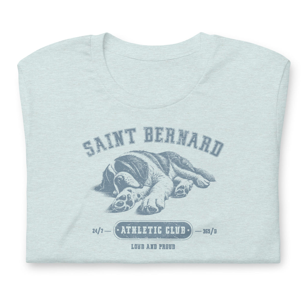 Saint Bernard Athletic Club T-Shirt - Light Colors - Lucy + Norman