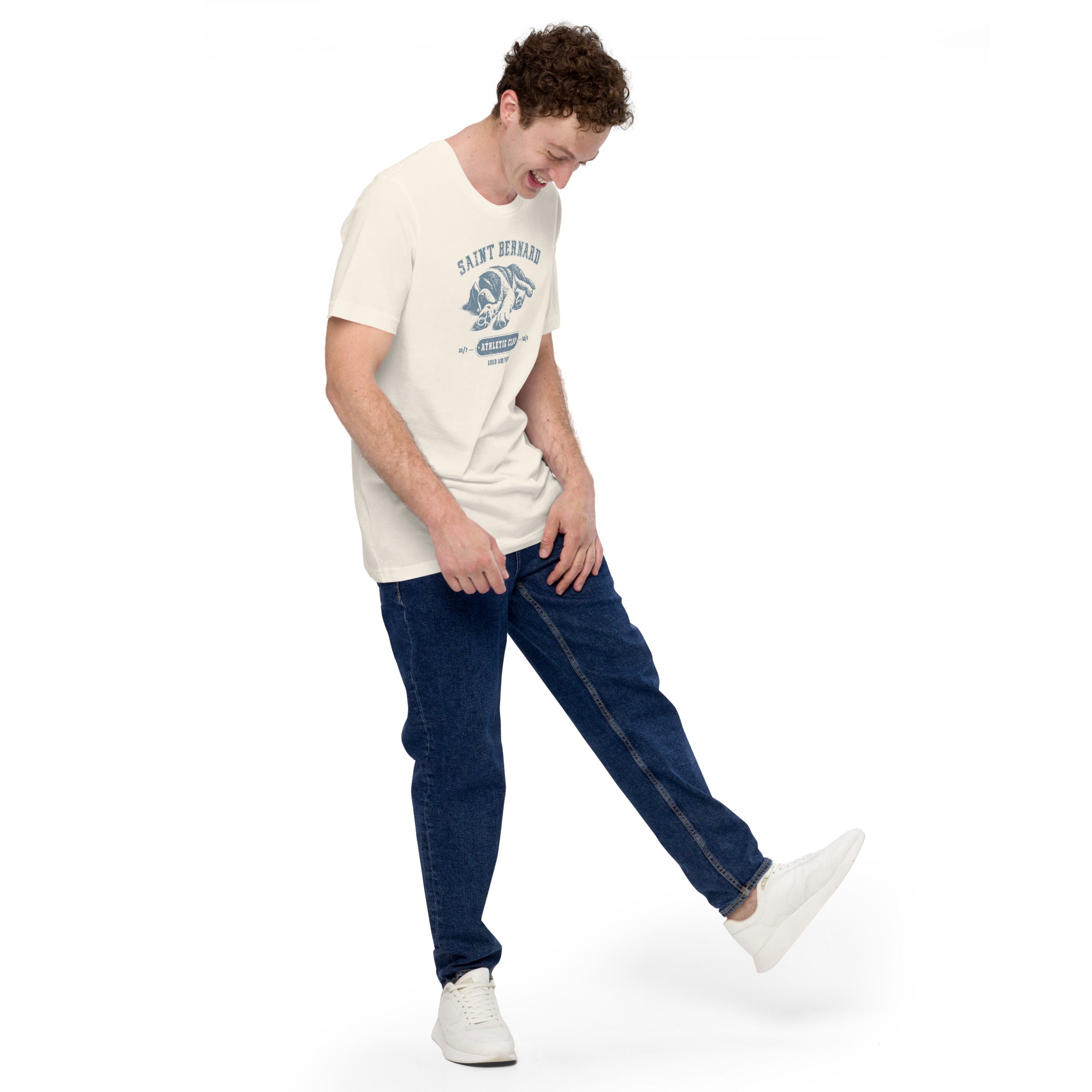 Saint Bernard Athletic Club T-Shirt - Light Colors - Lucy + Norman