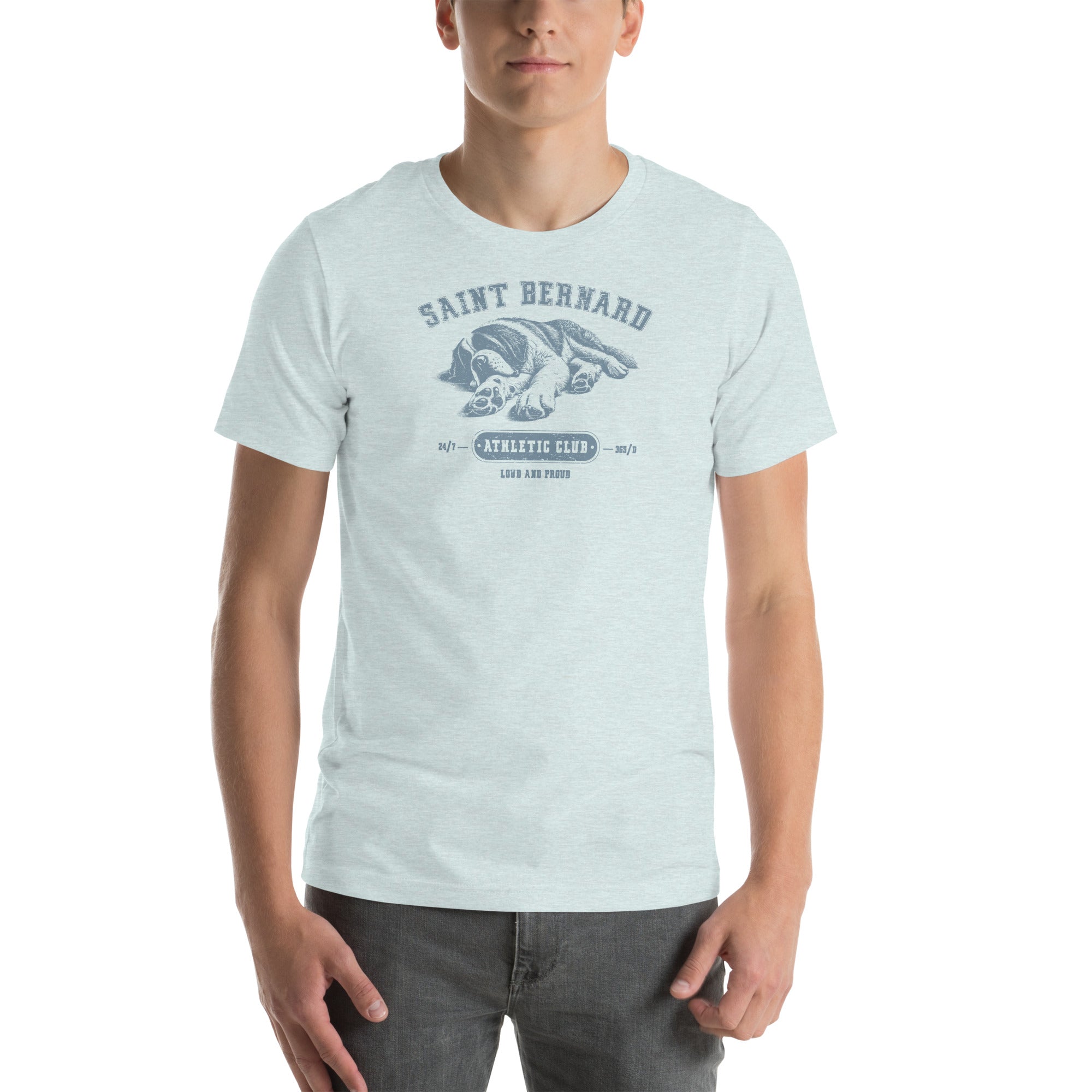 Saint Bernard Athletic Club T-Shirt - Light Colors - Lucy + Norman