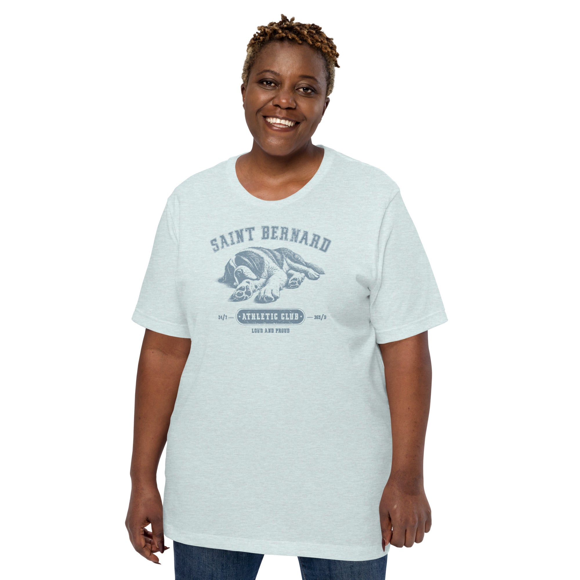 Saint Bernard Athletic Club T-Shirt - Light Colors - Lucy + Norman