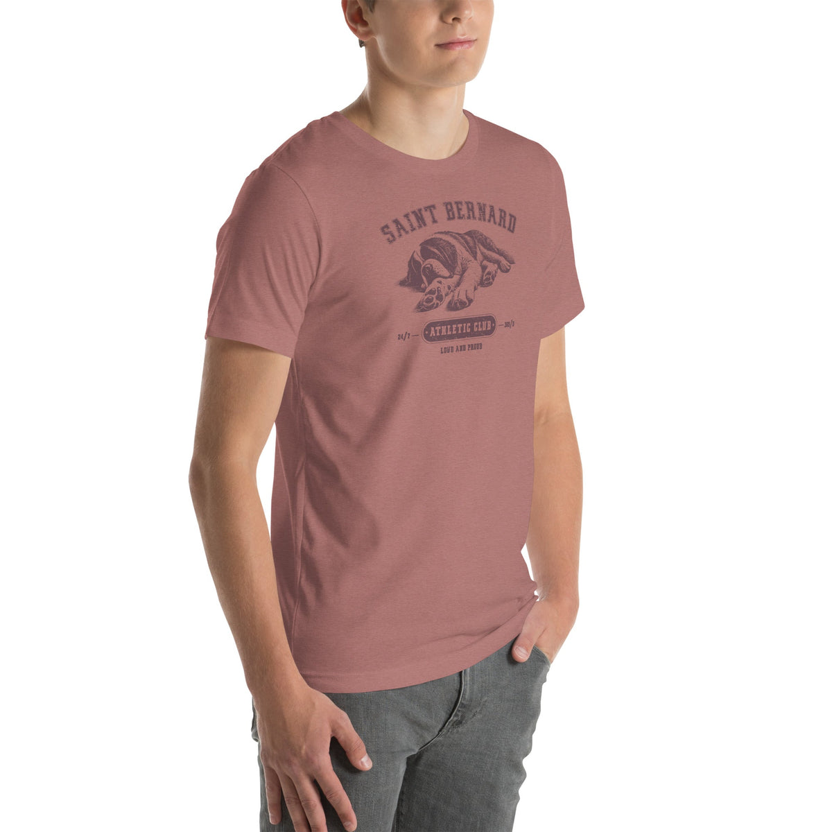 Saint Bernard Athletic Club T-Shirt - Light Colors - Lucy + Norman