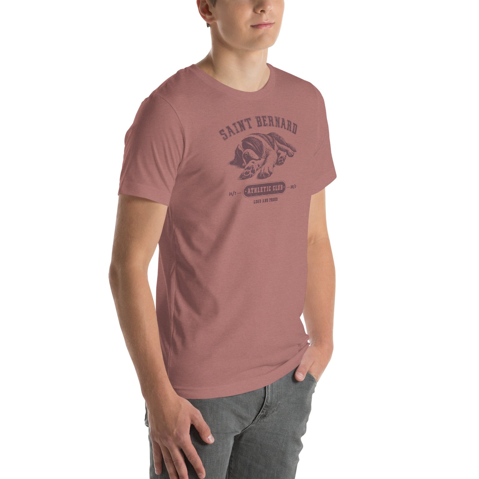 Saint Bernard Athletic Club T-Shirt - Light Colors - Lucy + Norman