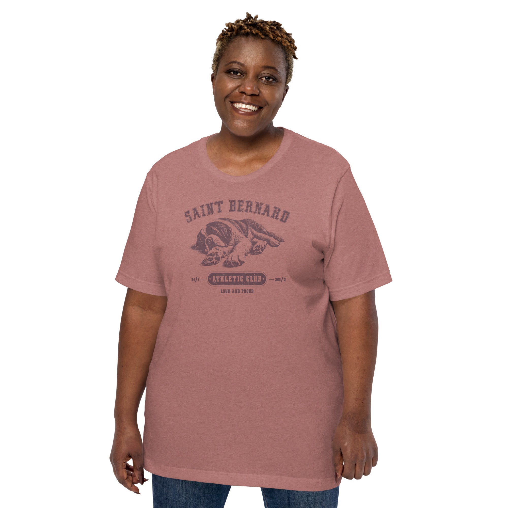 Saint Bernard Athletic Club T-Shirt - Light Colors - Lucy + Norman