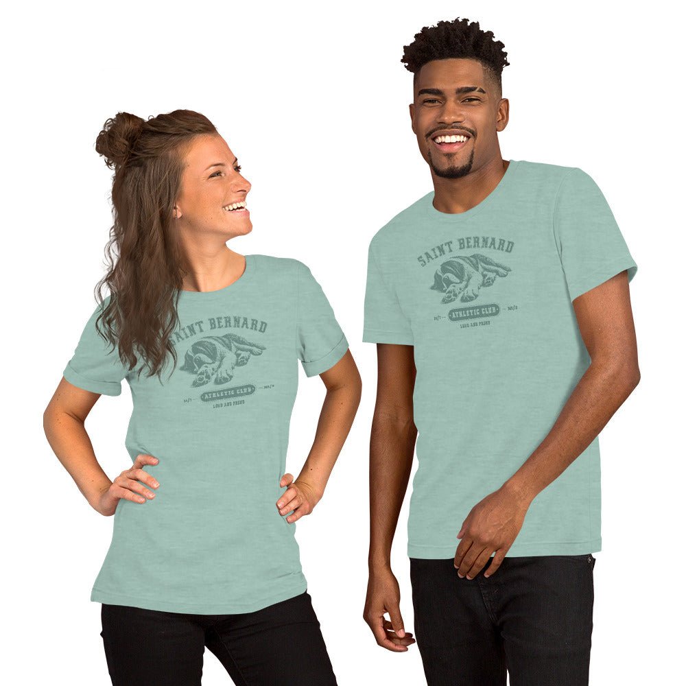 Saint Bernard Athletic Club T-Shirt - Light Colors - Lucy + Norman