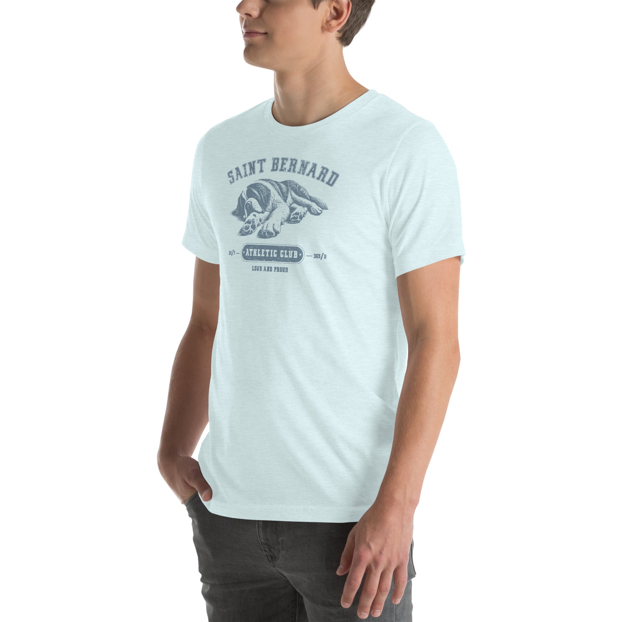 Saint Bernard Athletic Club T-Shirt - Light Colors - Lucy + Norman