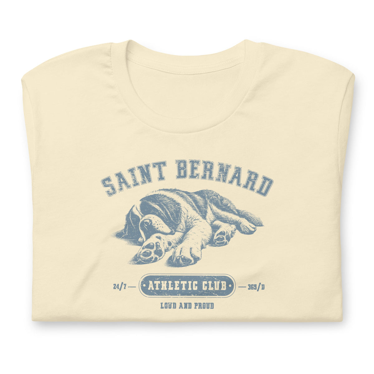 Saint Bernard Athletic Club T-Shirt - Light Colors - Lucy + Norman