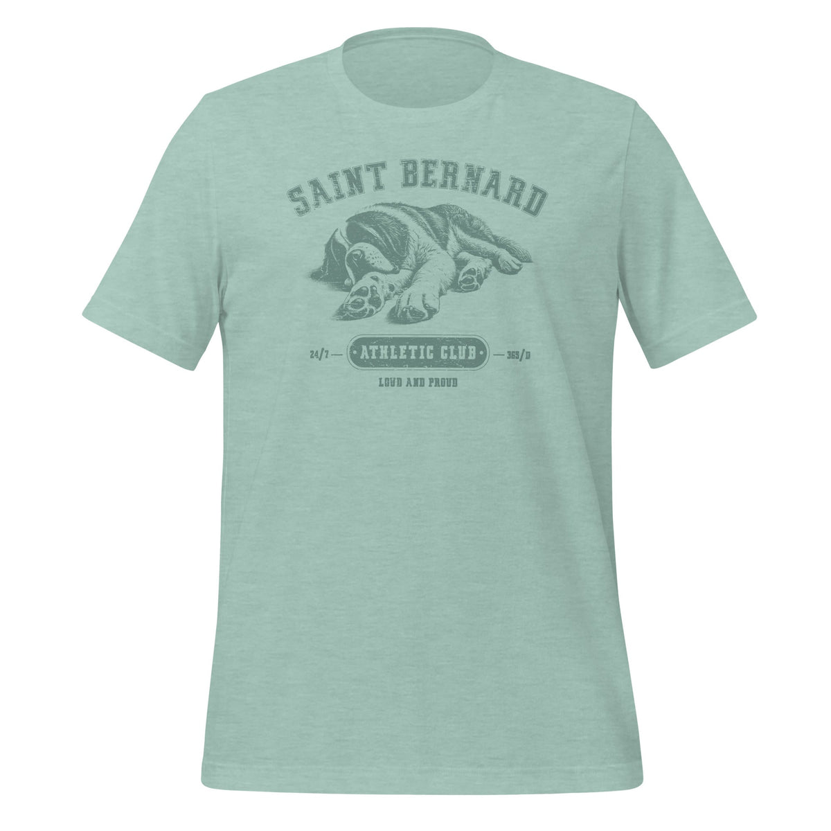 Saint Bernard Athletic Club T-Shirt - Light Colors - Lucy + Norman