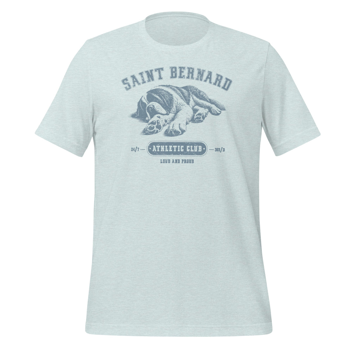 Saint Bernard Athletic Club T-Shirt - Light Colors - Lucy + Norman