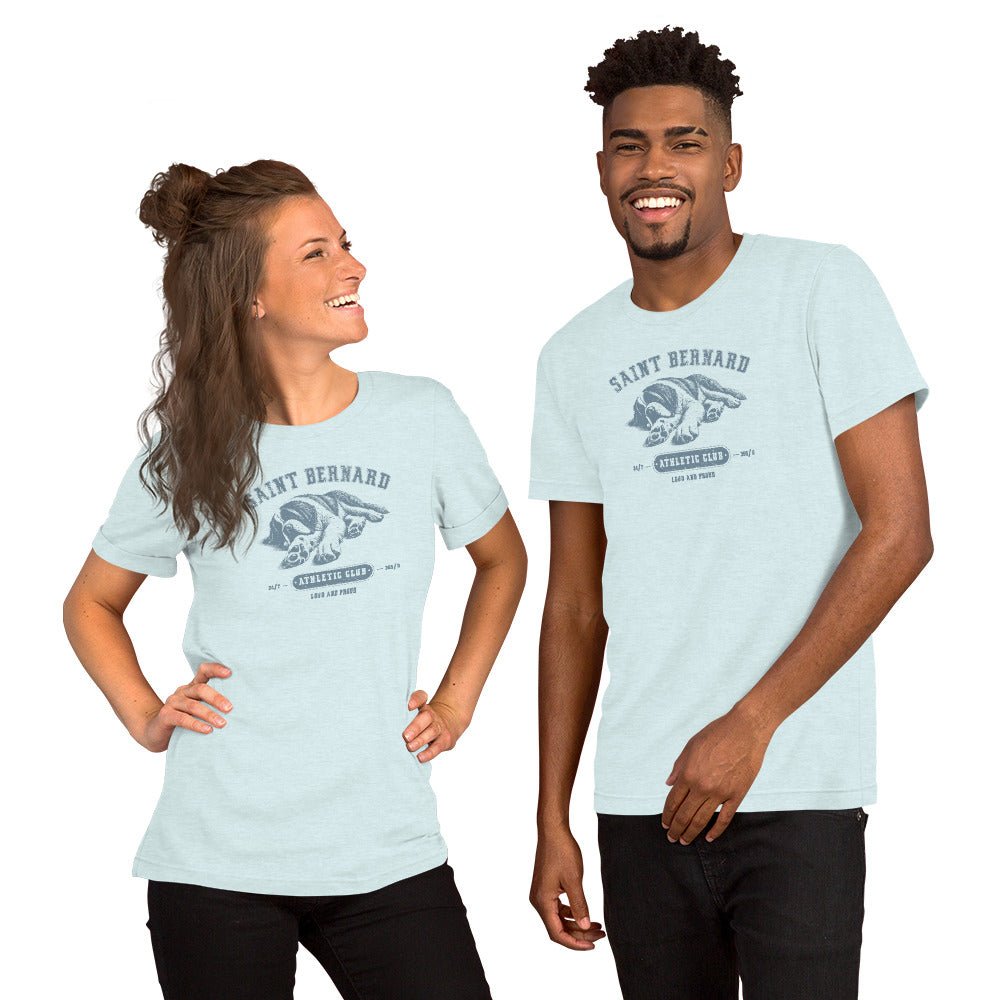 Saint Bernard Athletic Club T-Shirt - Light Colors - Lucy + Norman