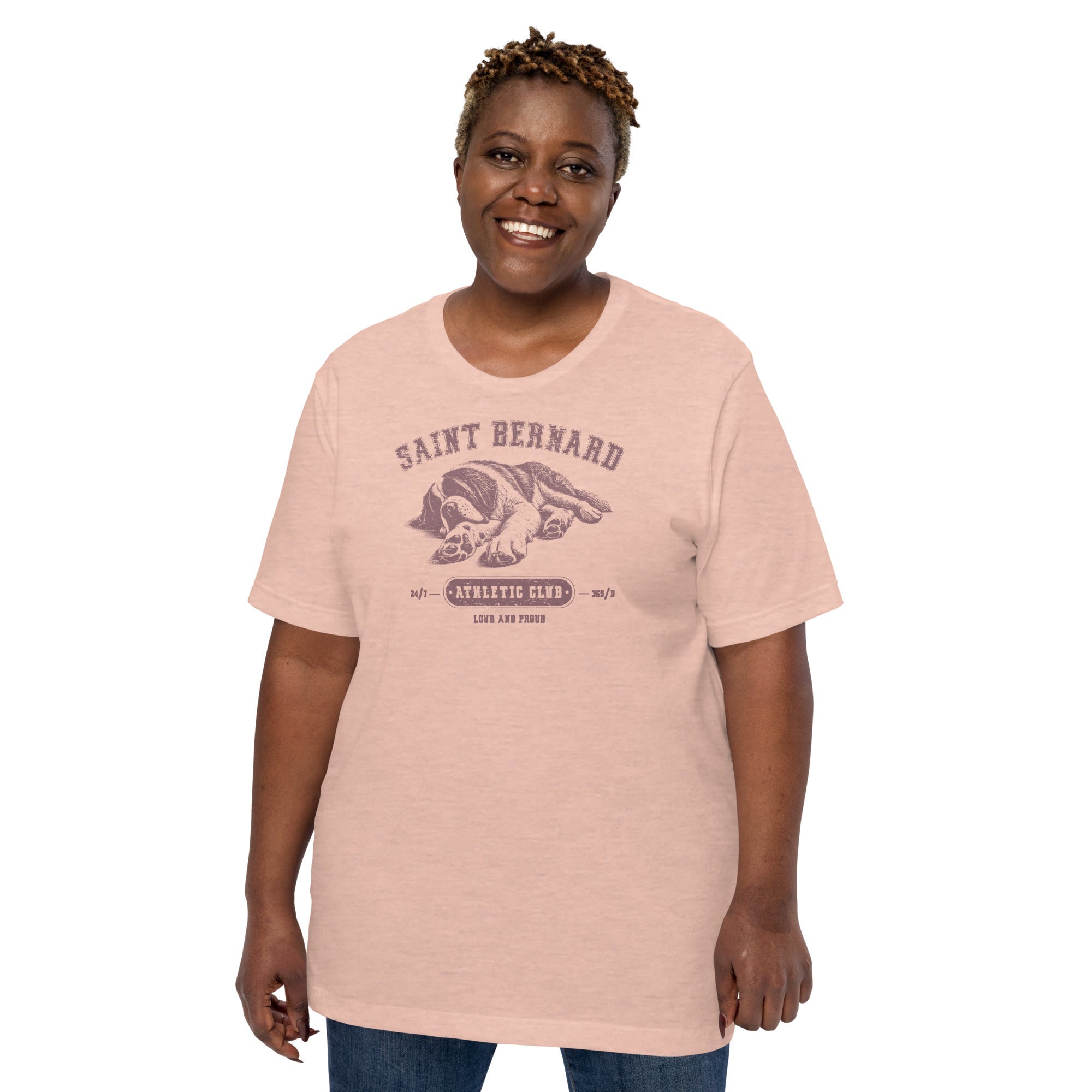 Saint Bernard Athletic Club T-Shirt - Light Colors - Lucy + Norman