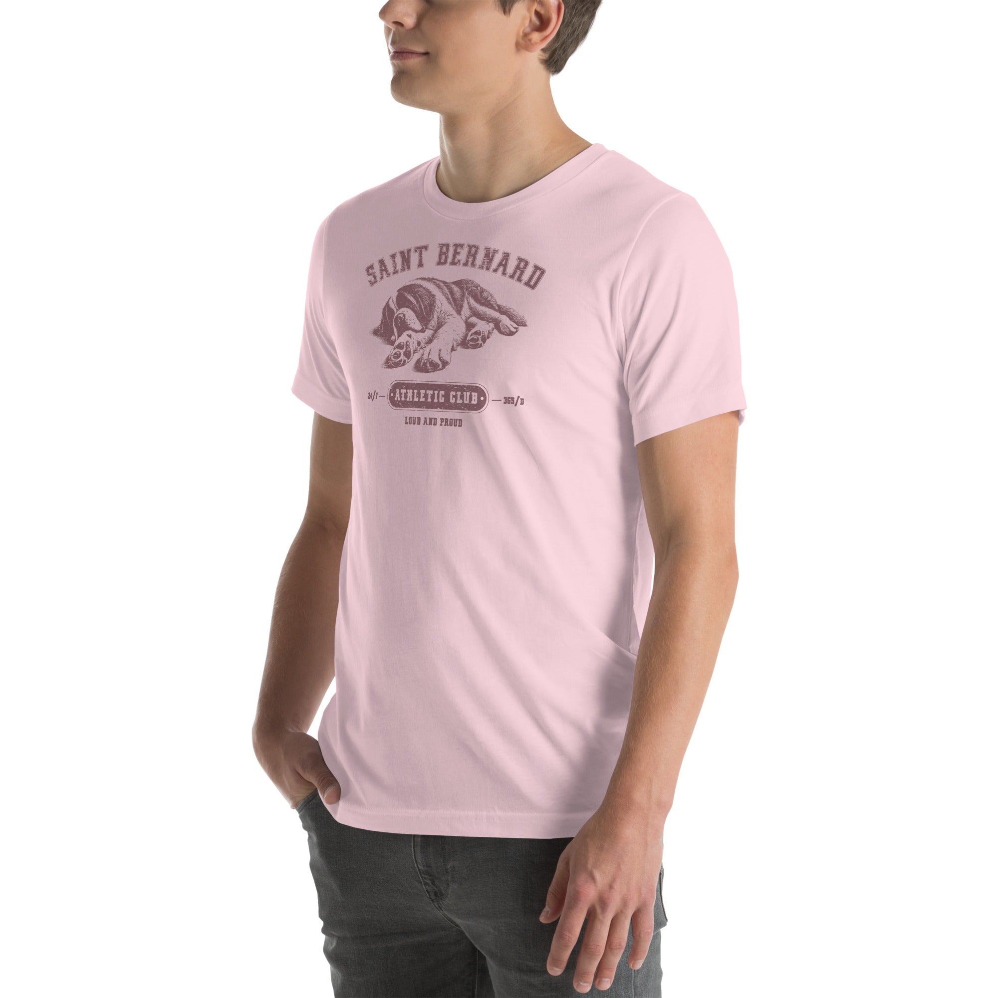 Saint Bernard Athletic Club T-Shirt - Light Colors - Lucy + Norman