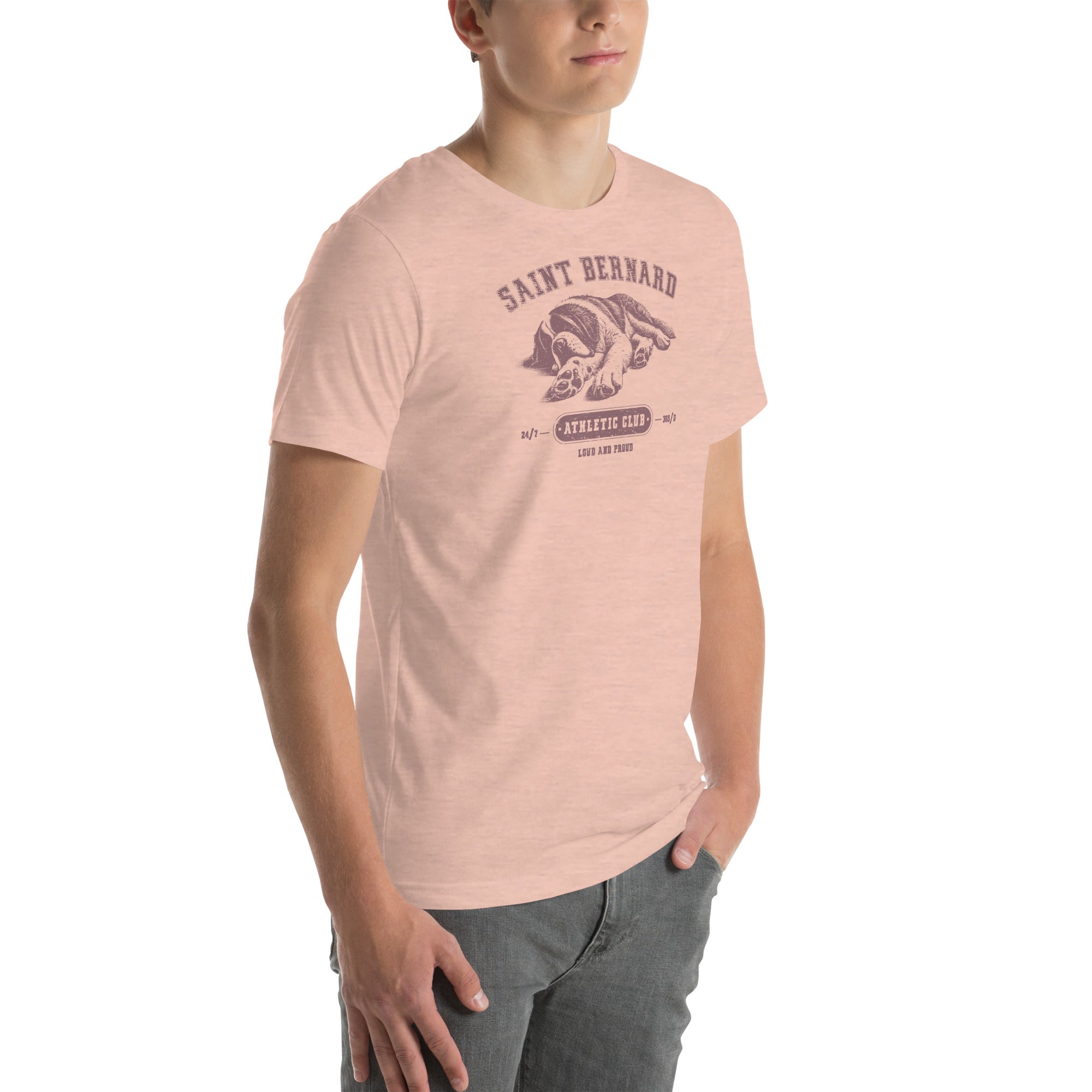 Saint Bernard Athletic Club T-Shirt - Light Colors - Lucy + Norman