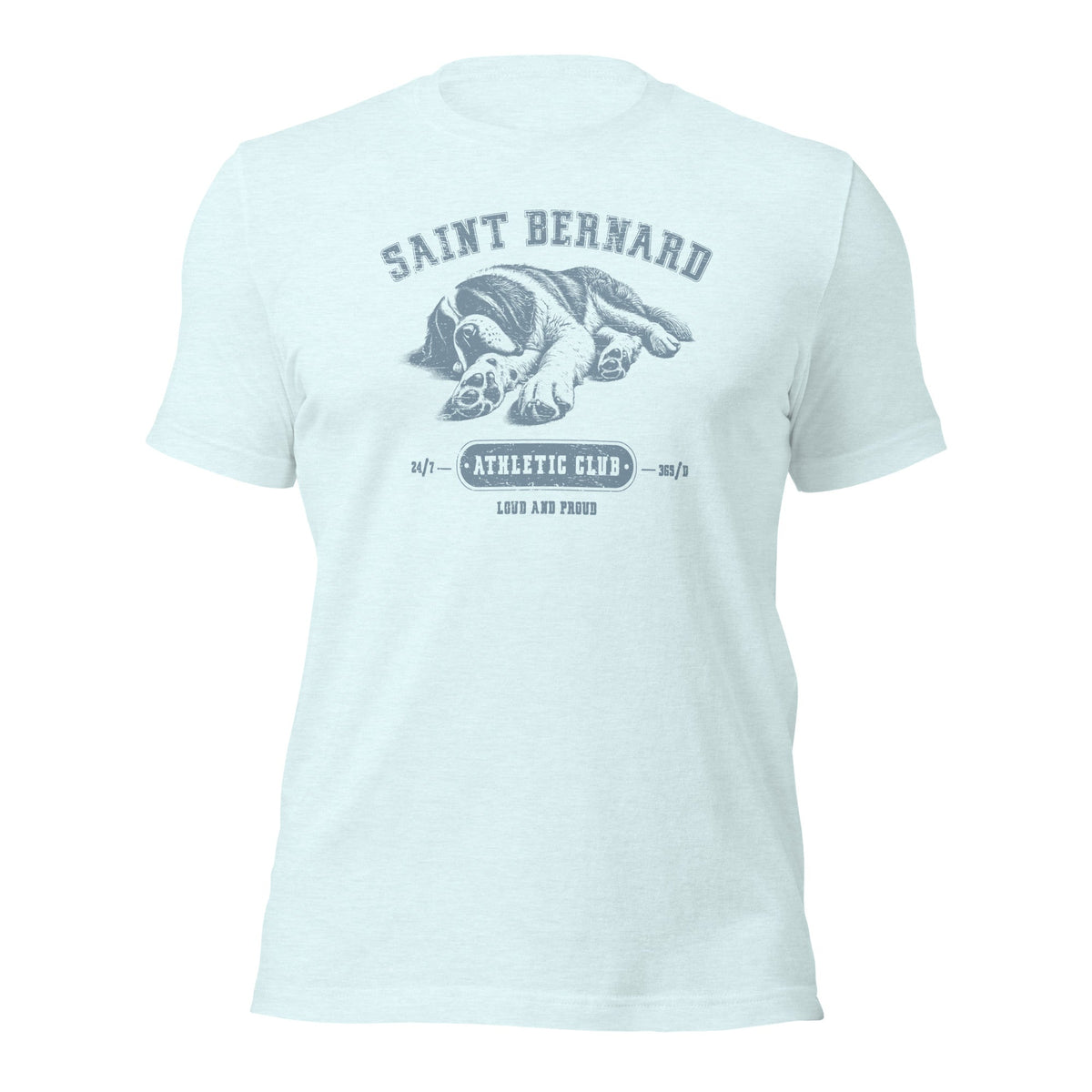Saint Bernard Athletic Club T-Shirt - Light Colors - Lucy + Norman
