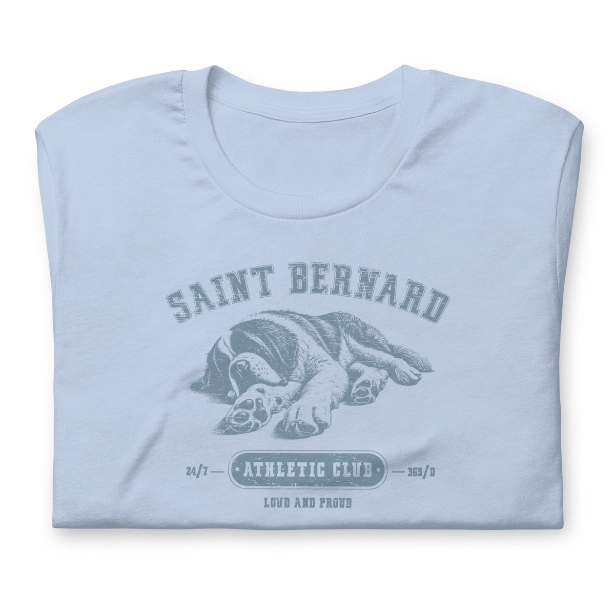 Saint Bernard Athletic Club T-Shirt - Light Colors - Lucy + Norman