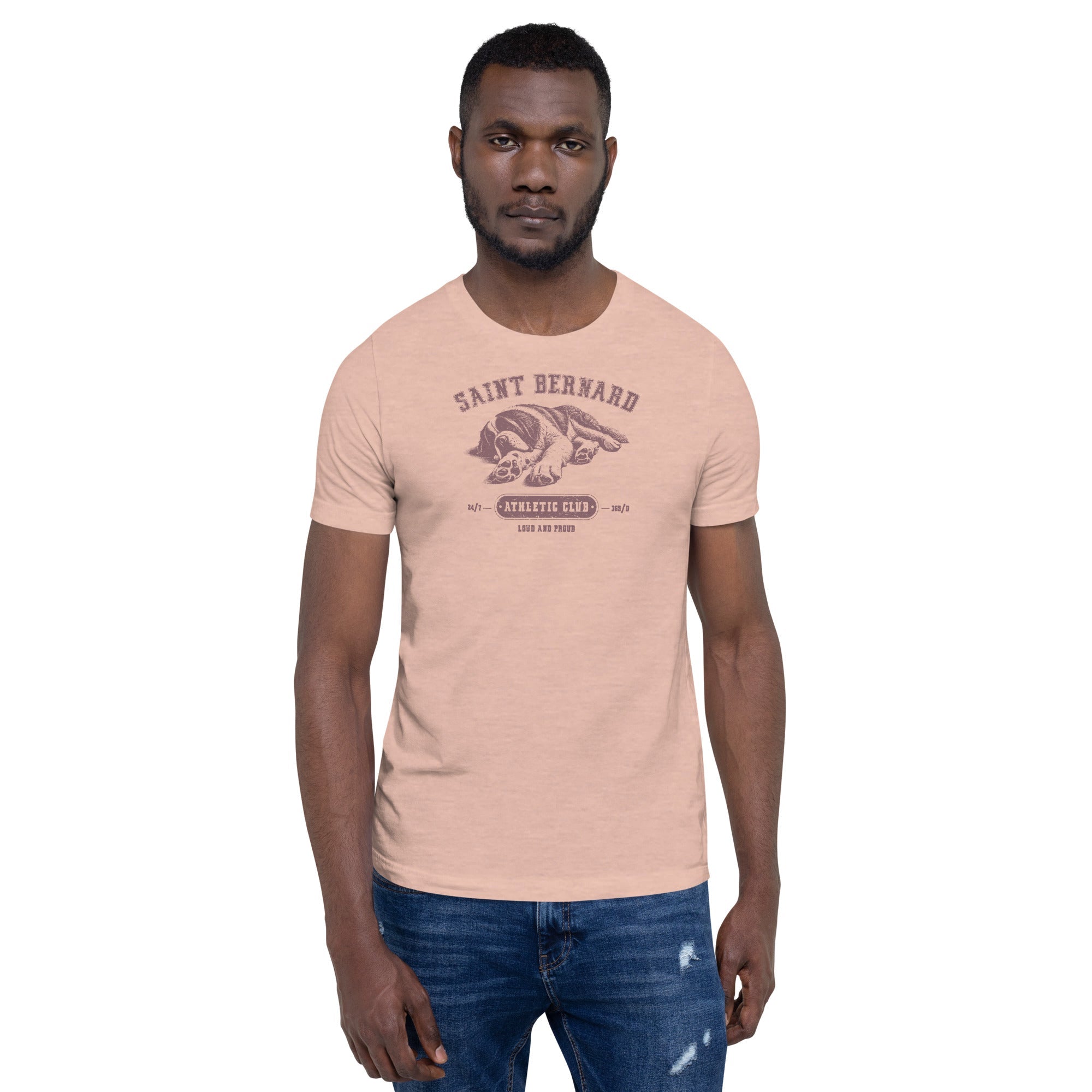 Saint Bernard Athletic Club T-Shirt - Light Colors - Lucy + Norman