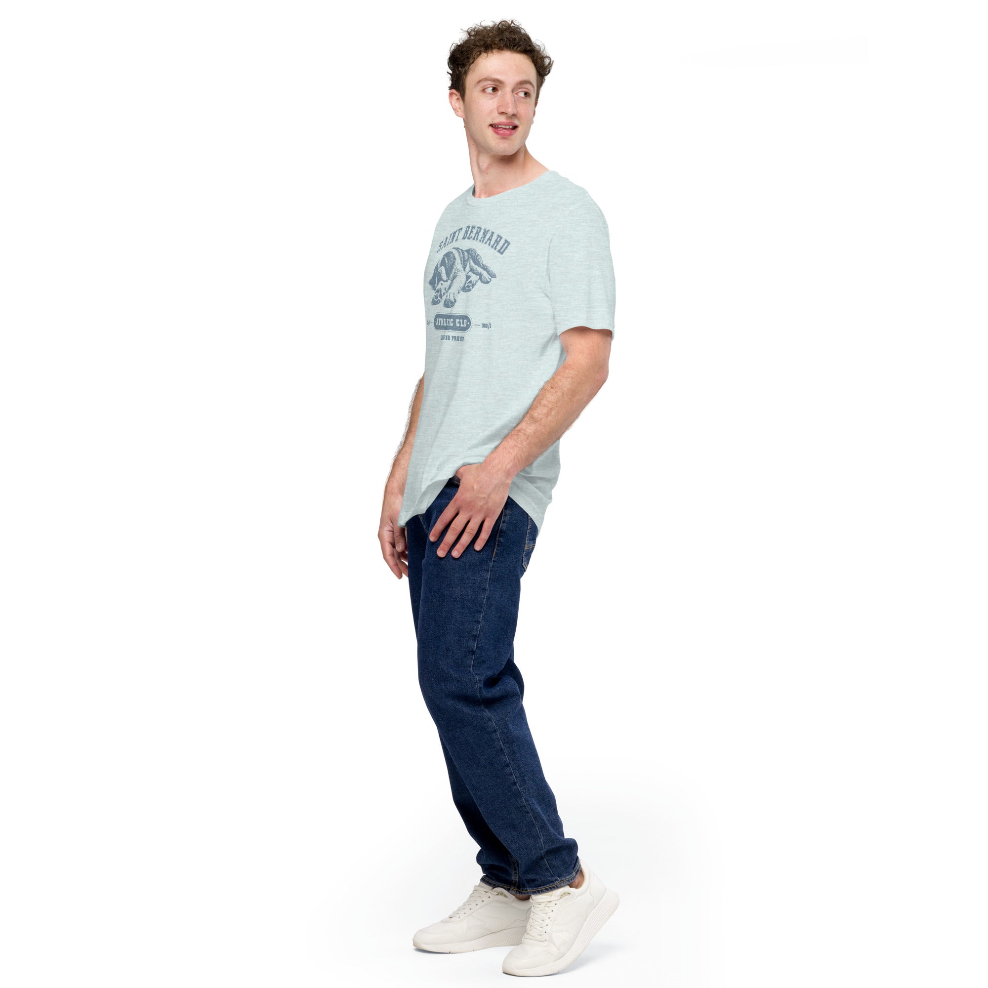 Saint Bernard Athletic Club T-Shirt - Light Colors - Lucy + Norman