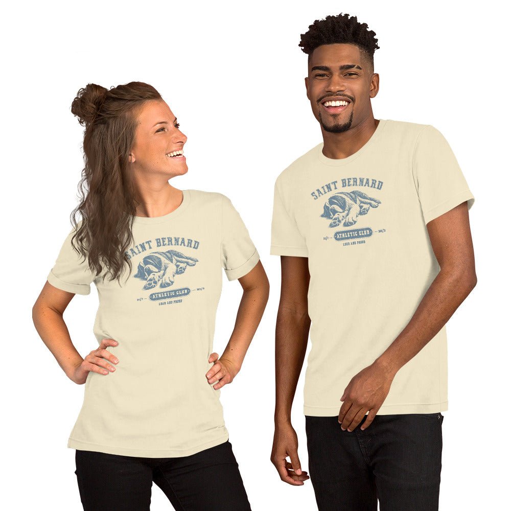 Saint Bernard Athletic Club T-Shirt - Light Colors - Lucy + Norman