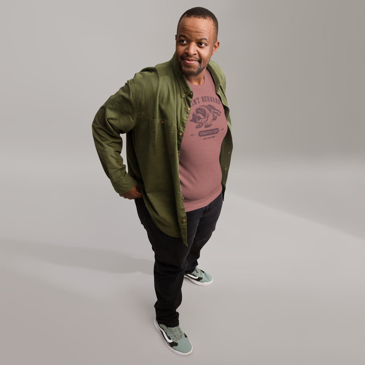 Saint Bernard Athletic Club T-Shirt - Light Colors - Lucy + Norman