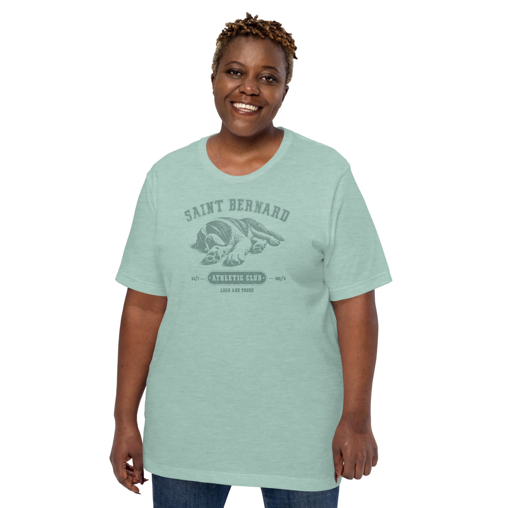 Saint Bernard Athletic Club T-Shirt - Light Colors - Lucy + Norman