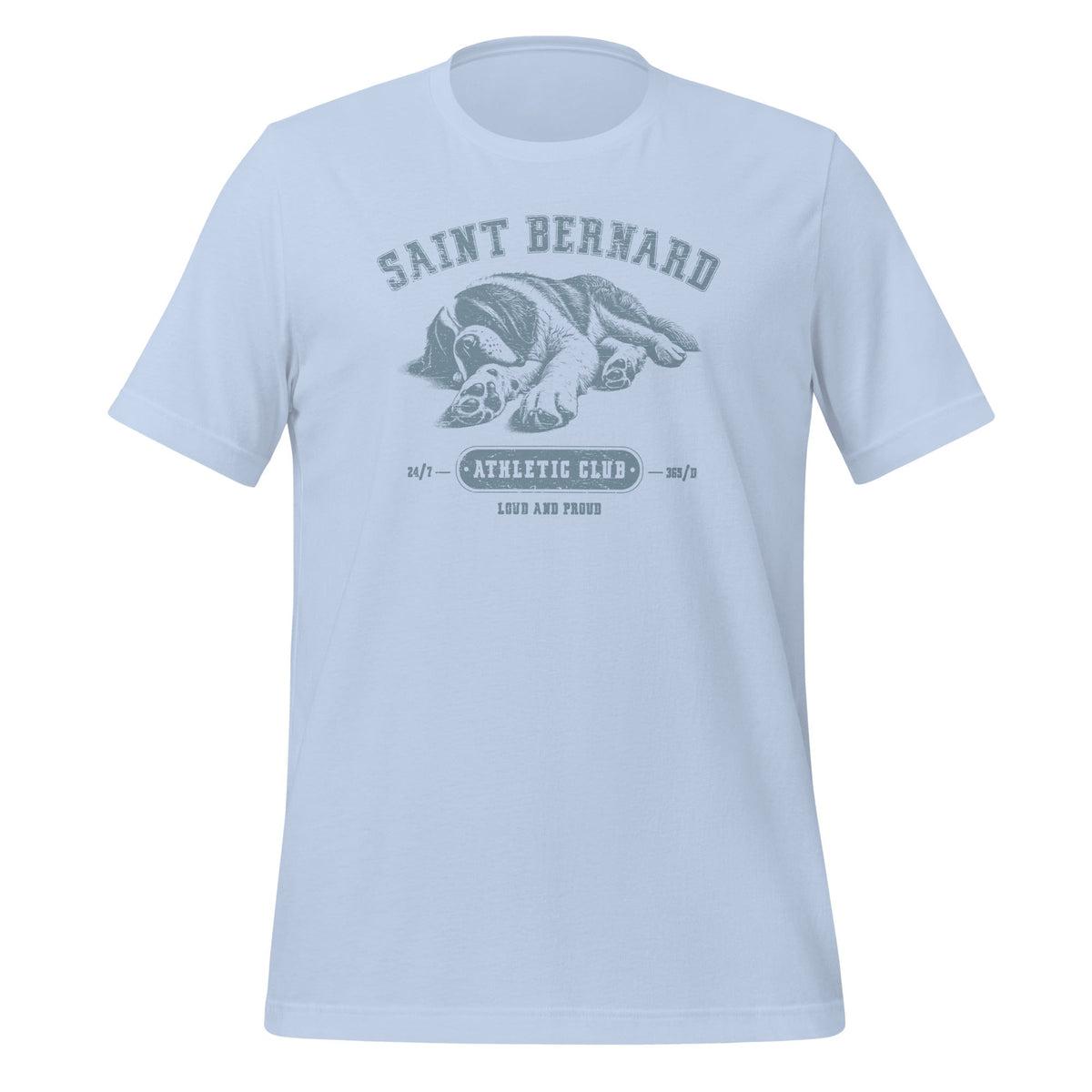 Saint Bernard Athletic Club T-Shirt - Light Colors - Lucy + Norman