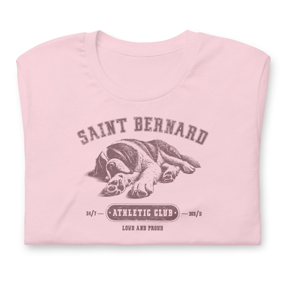 Saint Bernard Athletic Club T-Shirt - Light Colors - Lucy + Norman