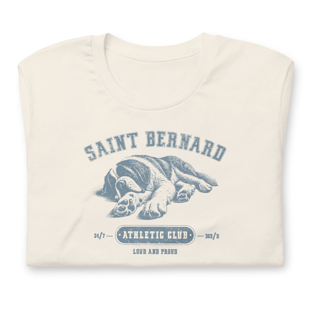 Saint Bernard Athletic Club T-Shirt - Light Colors - Lucy + Norman