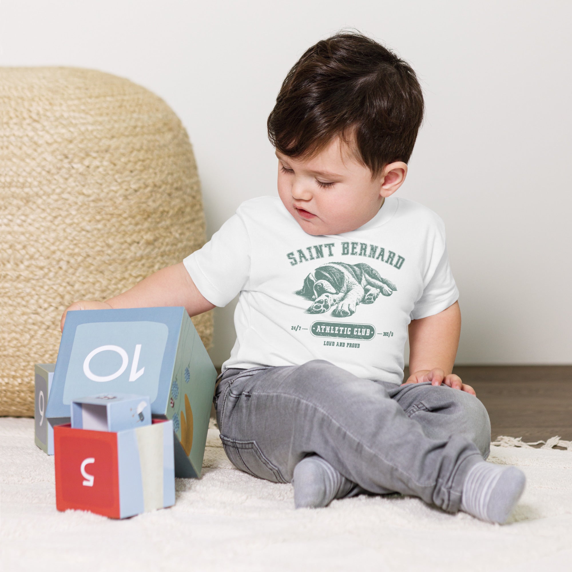 Saint Bernard Athletic Club Toddler T-Shirt - Lucy + Norman