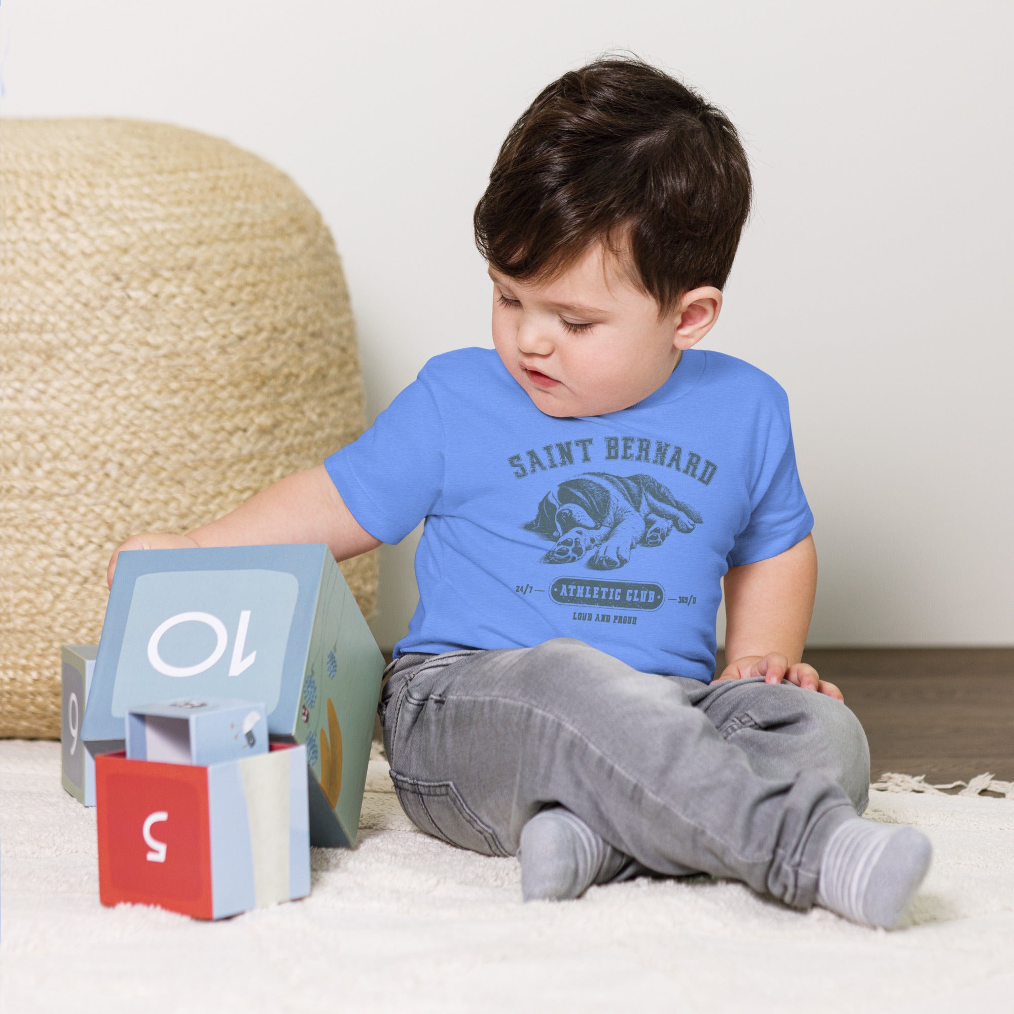 Saint Bernard Athletic Club Toddler T-Shirt - Lucy + Norman