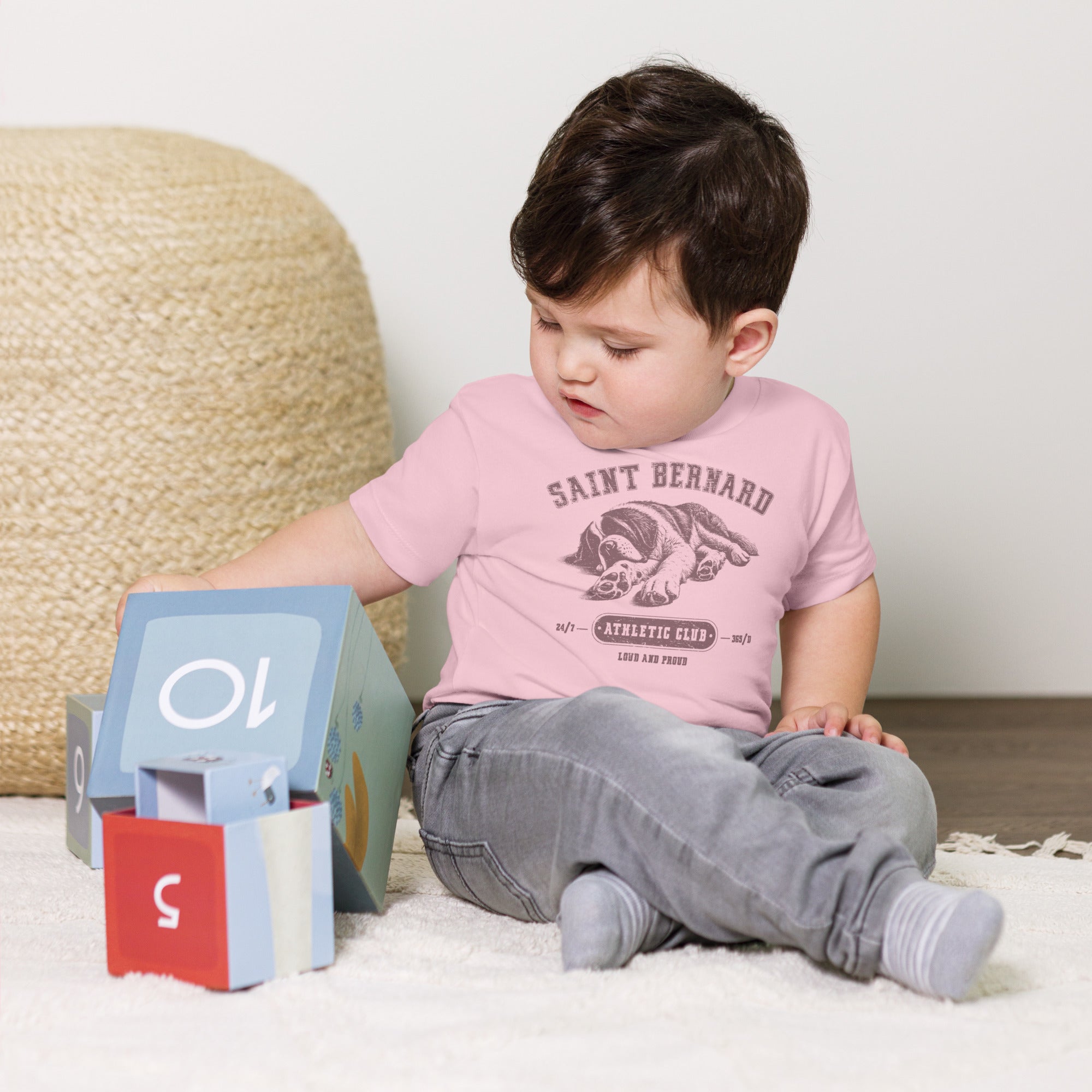 Saint Bernard Athletic Club Toddler T-Shirt - Lucy + Norman