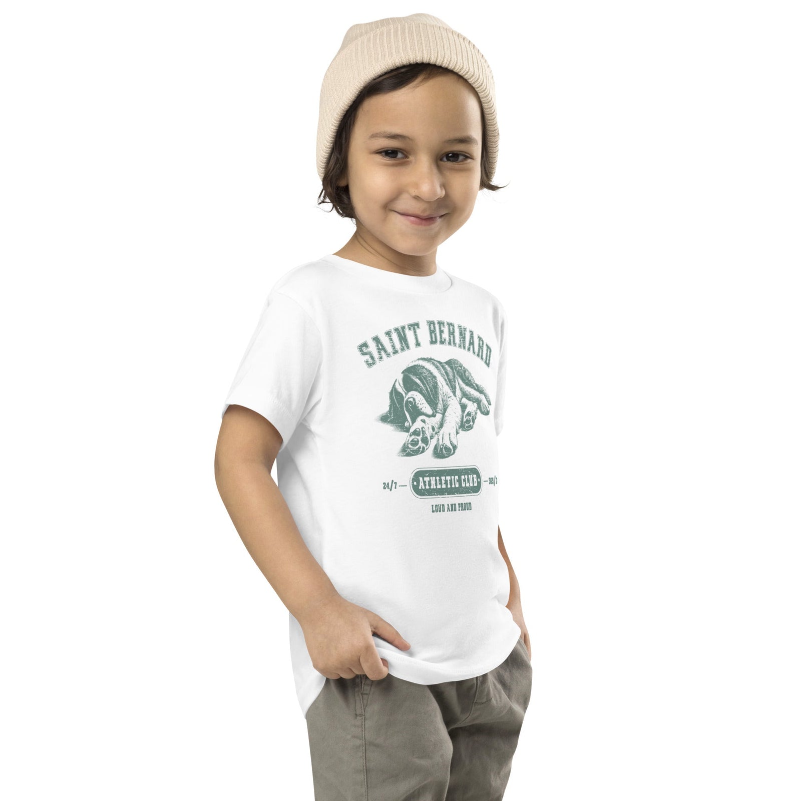Saint Bernard Athletic Club Toddler T-Shirt - Lucy + Norman