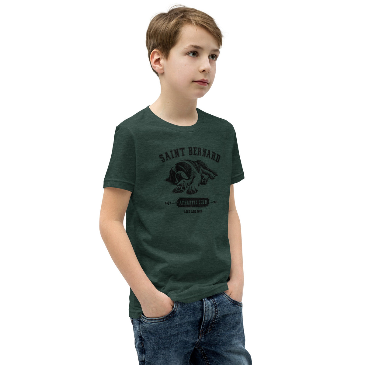Saint Bernard Athletic Club Youth T-Shirt - Lucy + Norman