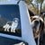 Saint Bernard Car Window Decal - Lucy + Norman