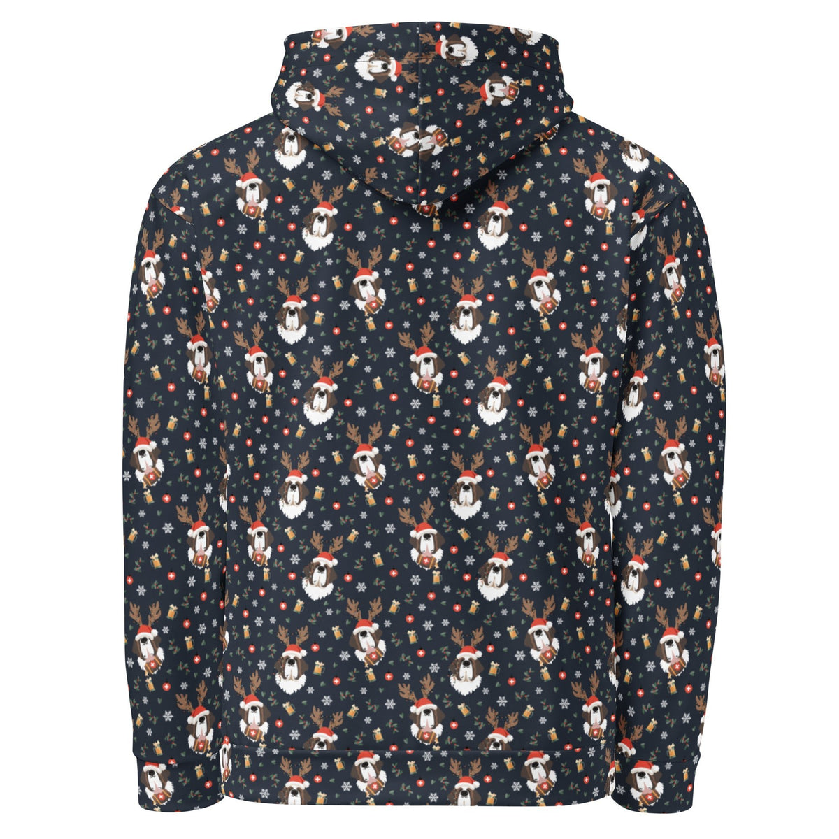 Saint Bernard Christmas Beer Hoodie - Lucy + Norman