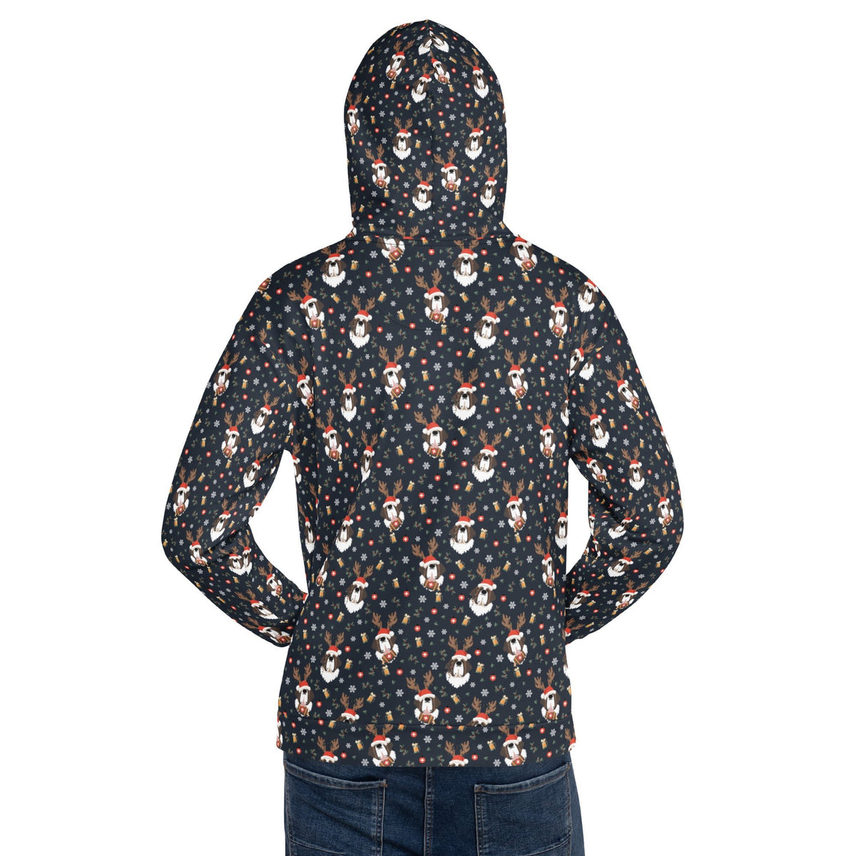 Saint Bernard Christmas Beer Hoodie - Lucy + Norman