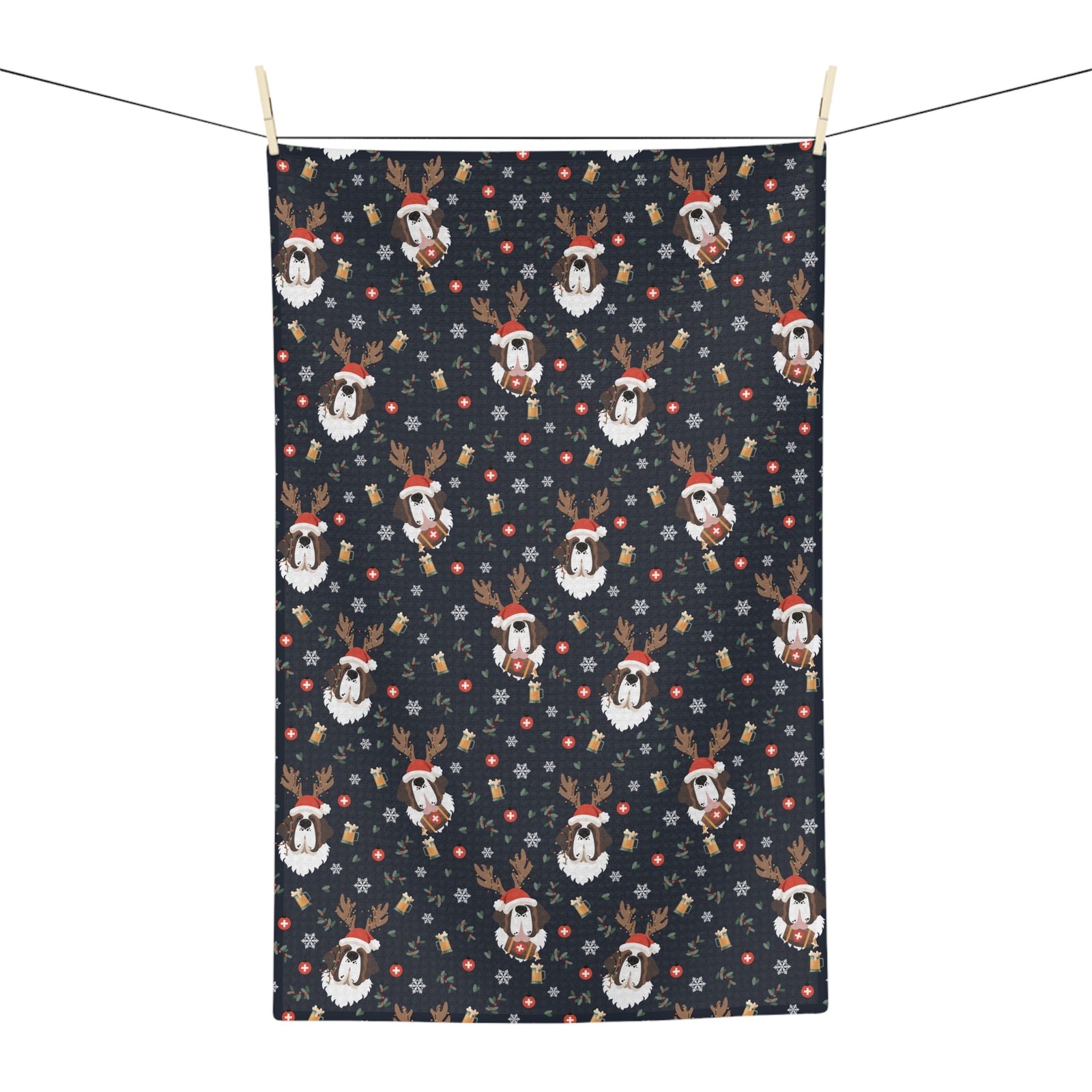 Reindeer Beer Microfiber Tea Towel
