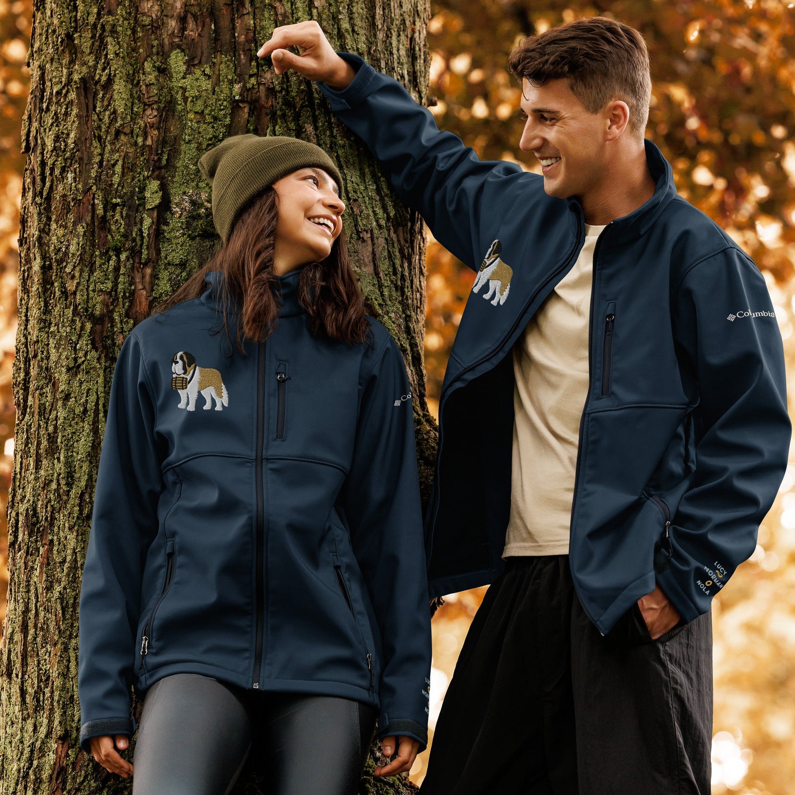 Saint Bernard Columbia® Soft Shell Jacket – Personalized - Lucy + Norman