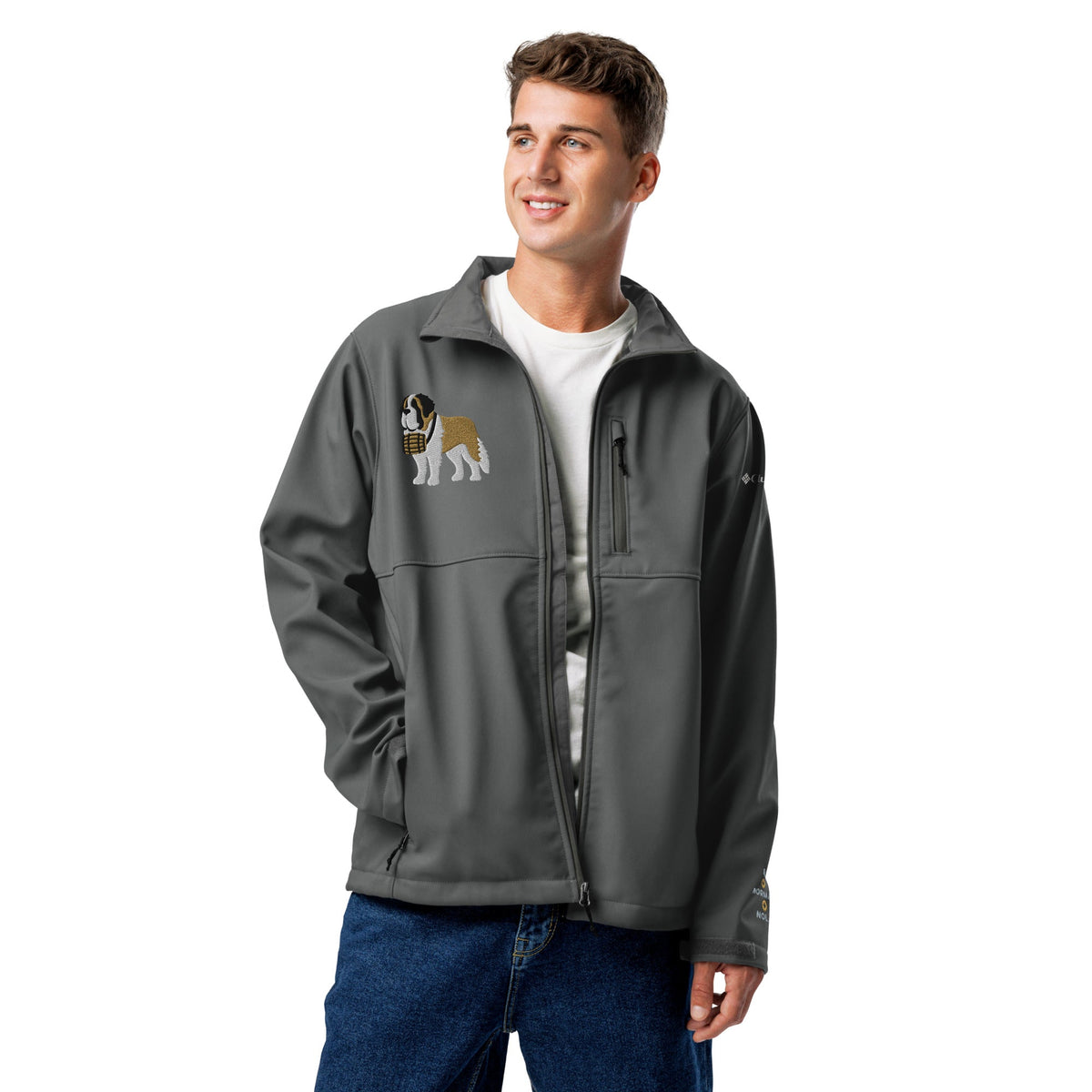 Saint Bernard Columbia® Soft Shell Jacket – Personalized - Lucy + Norman