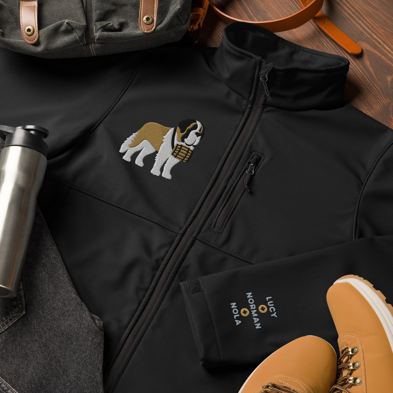Saint Bernard Columbia® Soft Shell Jacket – Personalized - Lucy + Norman